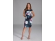 Swing Cocktailjurk Scuba 3001 Navy/multi