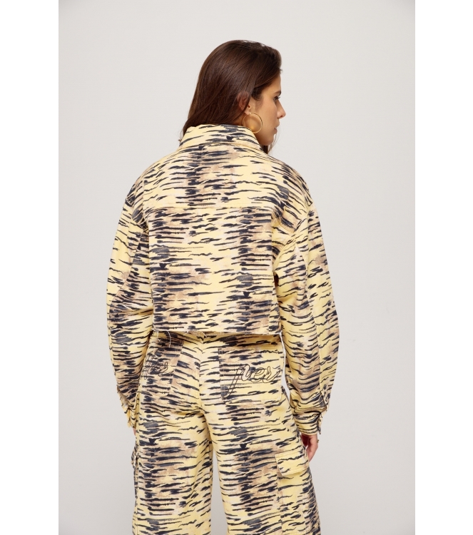 Harper and Yve WILLOW-JA 710 trashy tiger - yellow