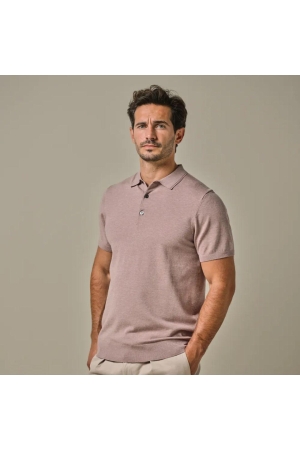 Profuomo POLO SS DARK PINK Dark pink
