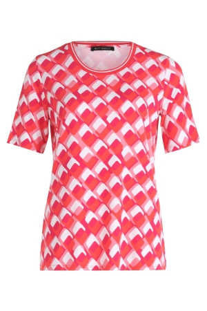 Betty Barclay Shirt Kurz 1/2 Arm 4811 Red/cream