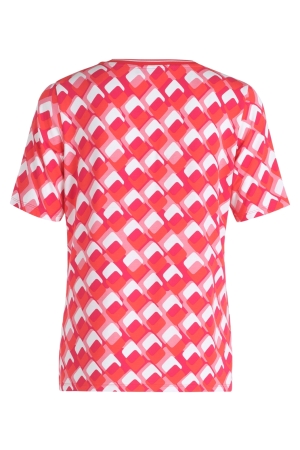 Betty Barclay Shirt Kurz 1/2 Arm 4811 Red/cream
