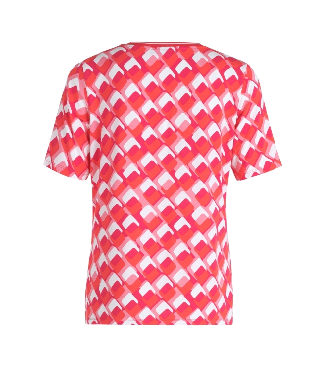 Betty Barclay Shirt Kurz 1/2 Arm 4811 Red/cream