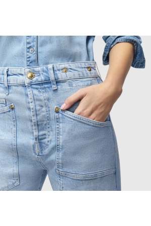 MAC BAGGY D205 Light blue net washed
