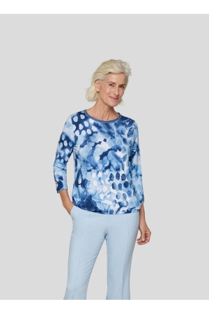 Rabe T-SHIRT 4377 Dunkel jeans