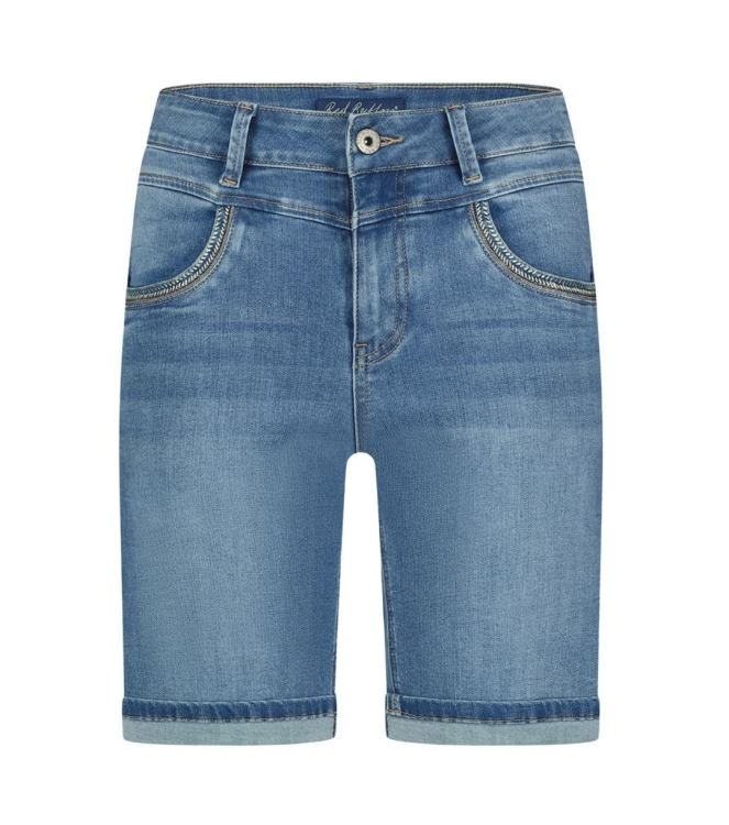 Red Button Sienna short & embroidery stone use Stoneused