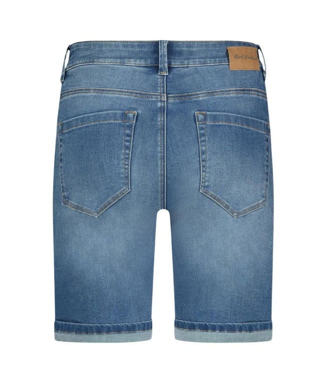 Red Button Sienna short & embroidery stone use Stoneused