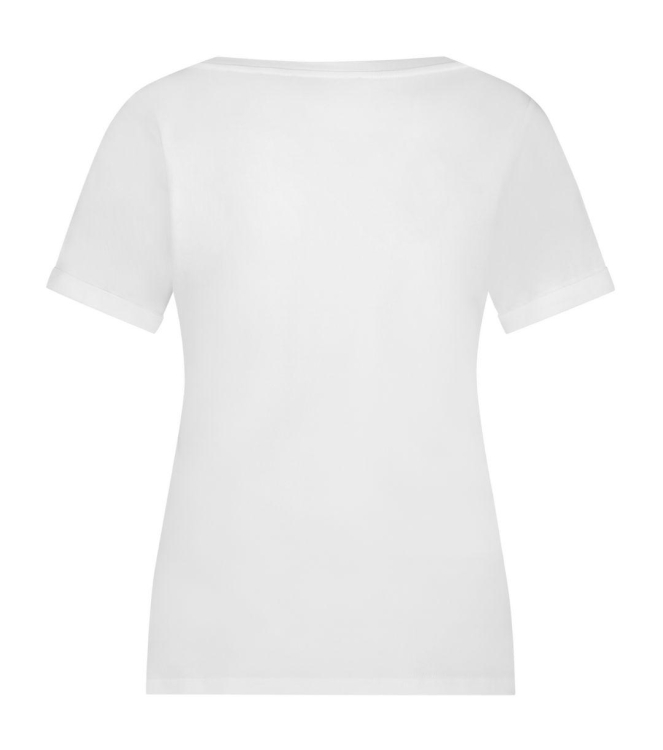 Red Button Tee temmy RB foil Faded blue