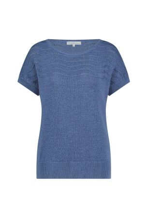 Red Button Jerry top Faded blue