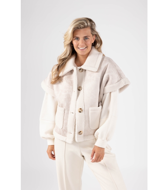 NUKUS Athena Gilet 17 off white