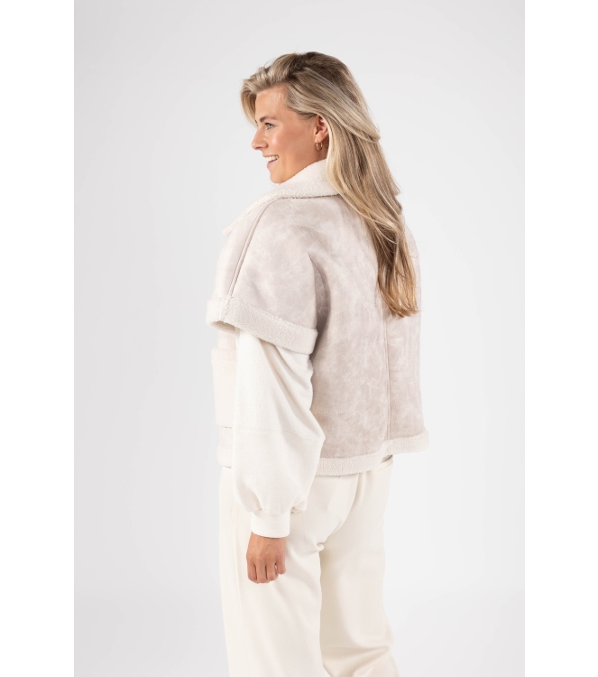 NUKUS Athena Gilet 17 off white