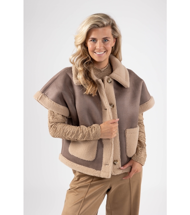 NUKUS Athena Gilet 9 sand