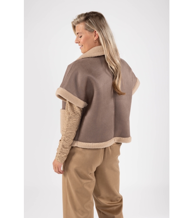 NUKUS Athena Gilet 9 sand