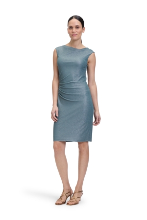 Vera Mont Kleid Kurz ohne Arm 5899 Dark green/grey