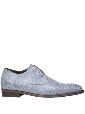 Floris van Bommel Floris Dressed DarkBlue Printed lea Dark blue