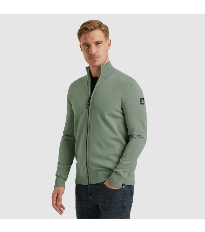 Vanguard Zip jacket viscose blend 6023 Dark forest