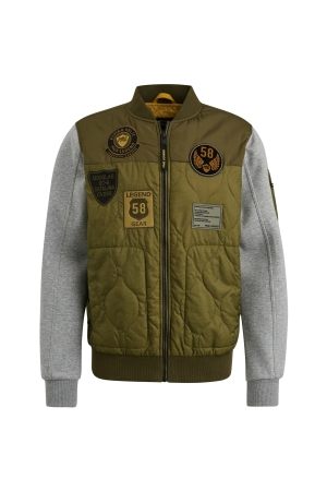 PME Legend Zip jacket interlock nylon mix 6380 londen green