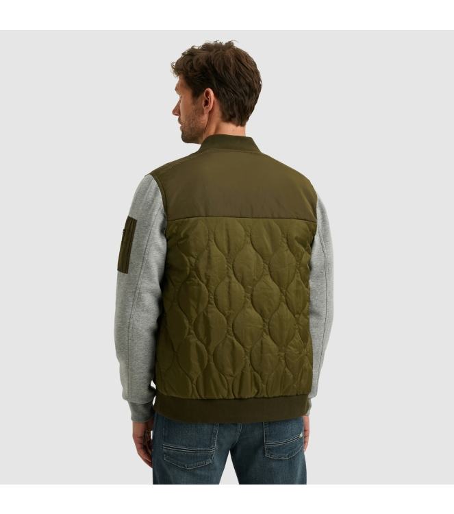 PME Legend Zip jacket interlock nylon mix 6380 londen green
