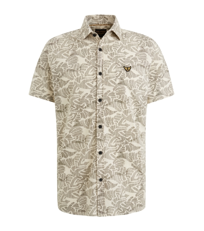 PME Legend Short Sleeve Shirt Print on Jersey Birch