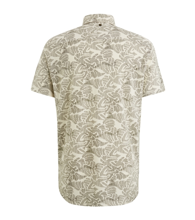 PME Legend Short Sleeve Shirt Print on Jersey Birch