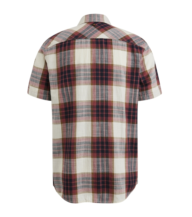 PME Legend Short Sleeve Shirt Y/D Slub Herrin 4021 Dry rose