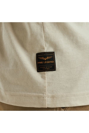 PME Legend Short sleeve r-neck o e jersey 7013 Bone white