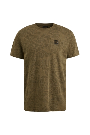 PME Legend Short sleeve r-neck slub jersey ao 8035 Beech