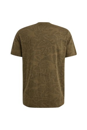 PME Legend Short sleeve r-neck slub jersey ao 8035 Beech