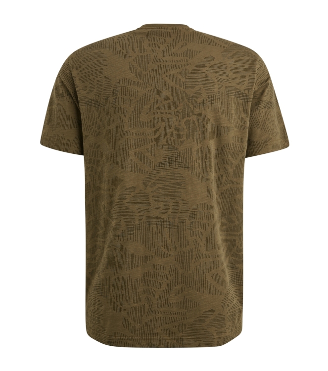 PME Legend Short sleeve r-neck slub jersey ao 8035 Beech