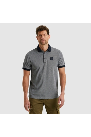 PME Legend Short sleeve polo two tone pique 5281 Salute