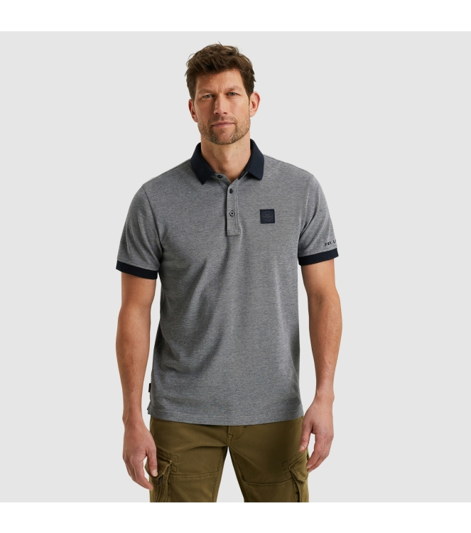PME Legend Short sleeve polo two tone pique 5281 Salute