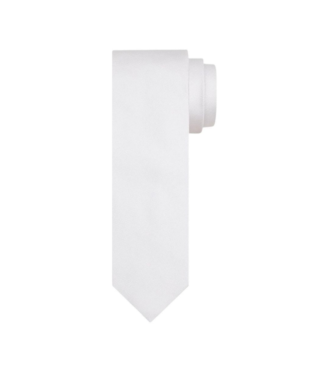 Profuomo TIE SILK WOVEN WHITE White