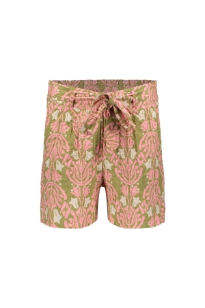 Geisha Short 530 Green/pink