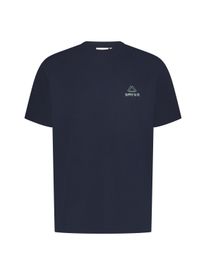 Supply en Co Toney T-shirt Backprint 290 Navy