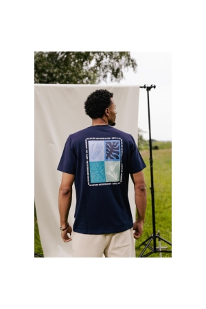 Supply en Co Toney T-shirt Backprint 290 Navy