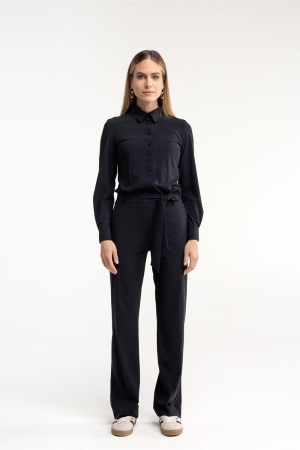Studio Anneloes Angel LS jumpsuit 6900 dark blue