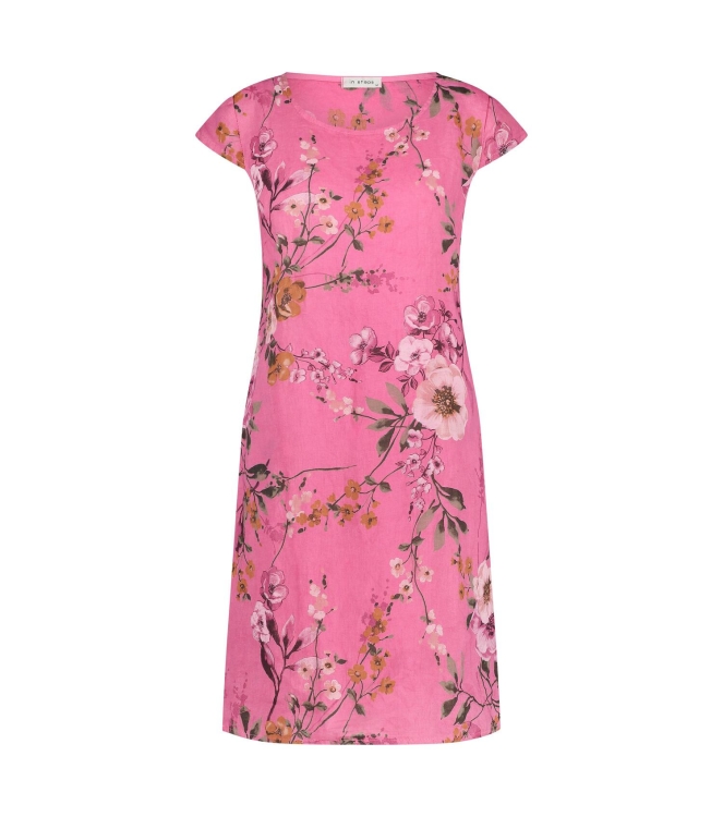 In Shape Dress Fien Romantic Flower 761 fuchsia combi
