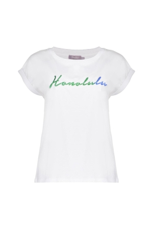 Geisha T-shirt honolulu off white