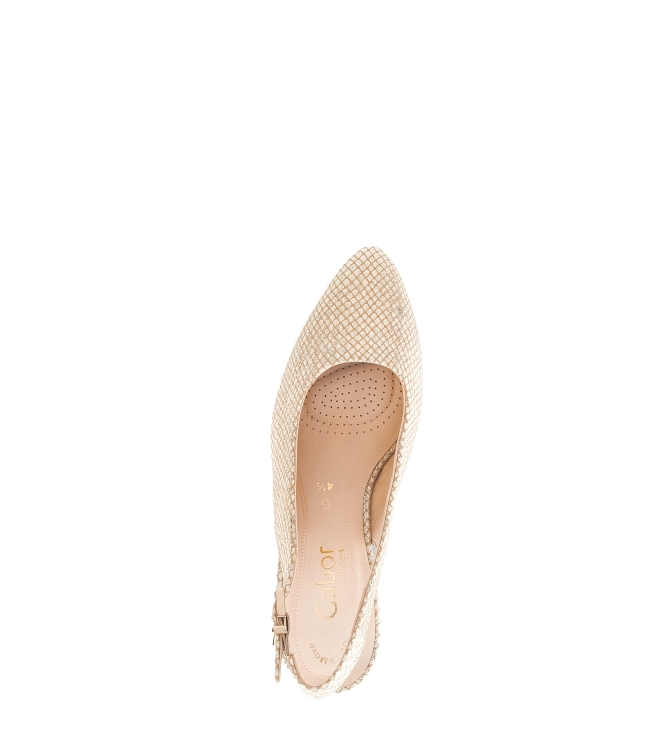 Gabor Flecht Met. (A.OBL) 63 oat (gold)