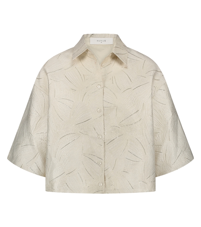 NUKUS Leena Blouse 126 offwhite/gold