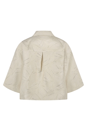 NUKUS Leena Blouse 126 offwhite/gold