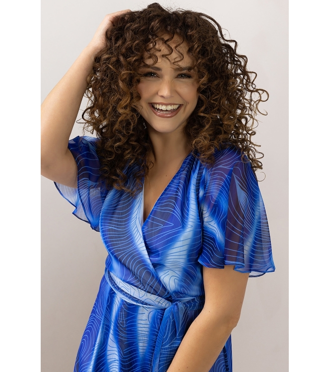 Label Dot Saskia 620 blauw multi