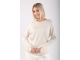 NUKUS Belle Pullover Lurex 9 sand