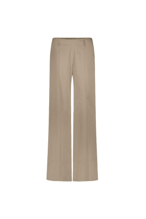 Summum Woman Trousers long cotton stretch 707 Sesame