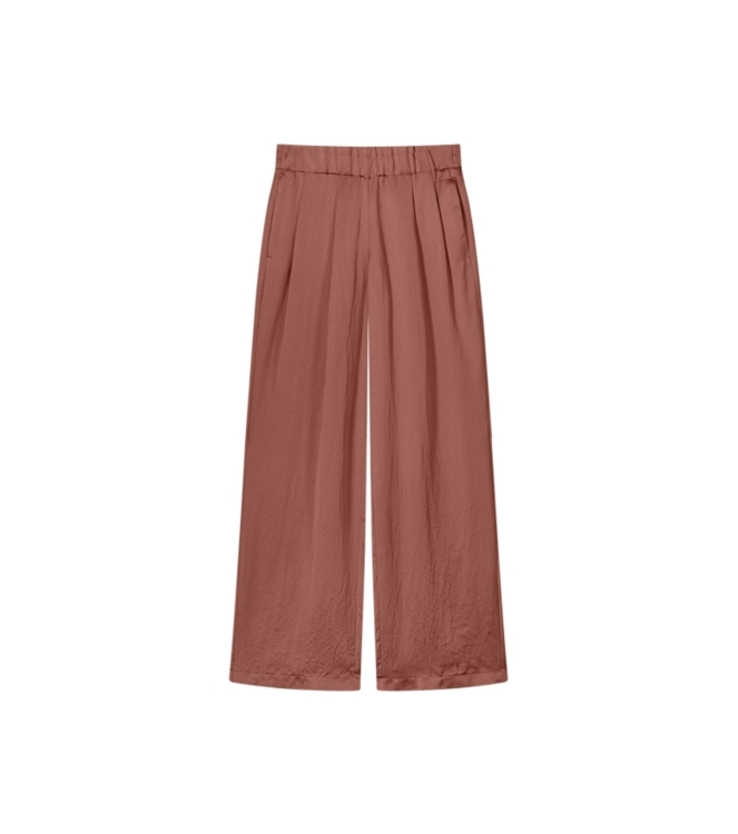 Summum Woman Trousers heavy silky touch 505 Sephia Blush