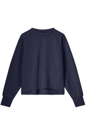 Summum Woman Longsleeve top Soft Scuba 480 Navy noir