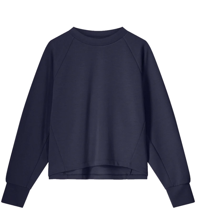 Summum Woman Longsleeve top Soft Scuba 480 Navy noir