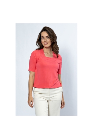 Sarto Fashion Blouson square neck m232 coral