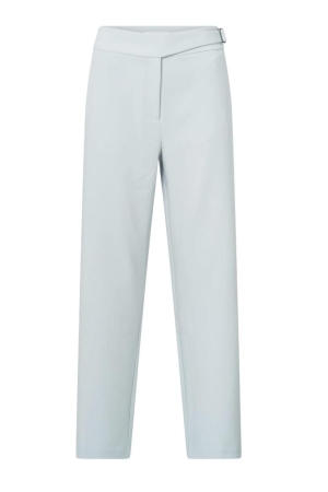 Yaya High waist straight leg pantal 44104 Northern droplet grey