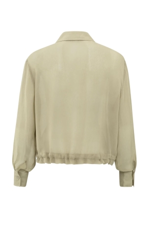 Yaya Blouse jacket with zipper