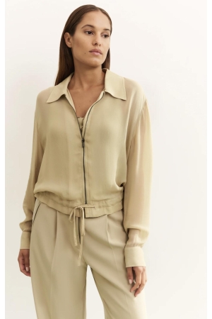 Yaya Blouse jacket with zipper